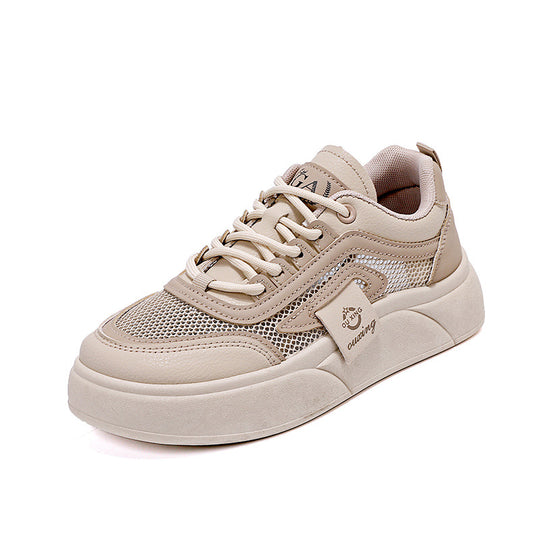 Damen Freizeitsneaker mit atmungsaktivem Netzmaterial und dämpfender Sohle EB