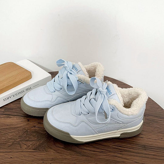 Damen Sneakers mit kuscheligem Innenfutter und rutschfester Sohle EB
