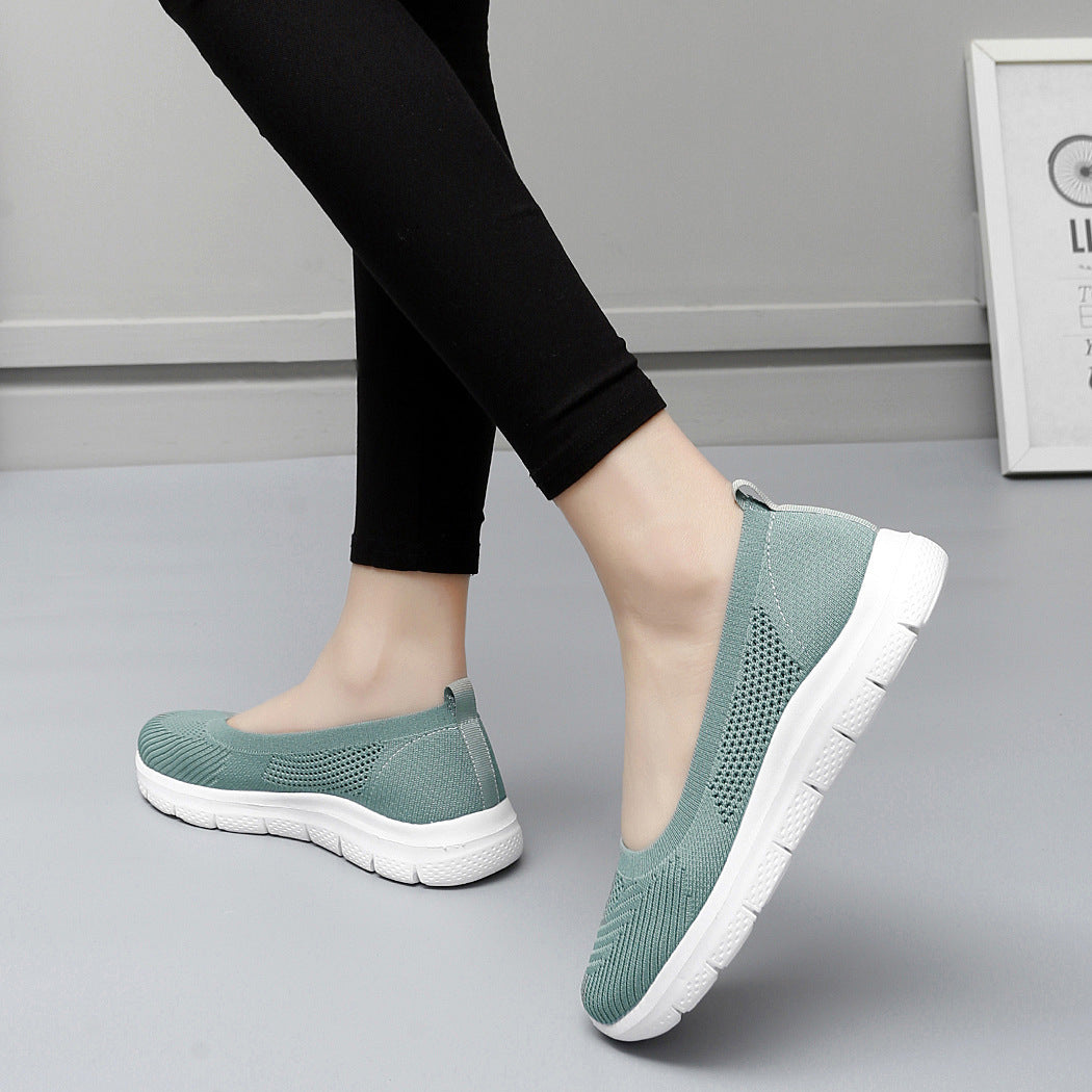 Damen Bequeme Strick-Slippers für Alltag und Freizeit EB