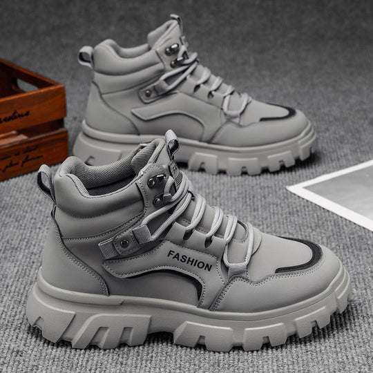 Damen Trendige High-Top Sneakers mit robustem Sohlenprofil und modernem Design EB