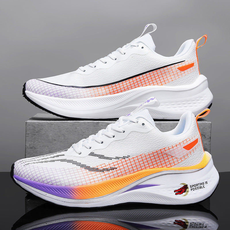 Damen Hochdämpfende Laufsneaker mit atmungsaktivem Obermaterial und rutschfester Sohle EB