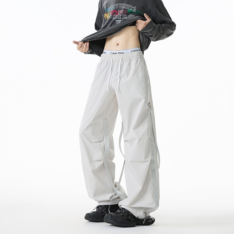 Damen Lässige Sporthose mit verstellbarem Bund und modernen Schnittelementen EB