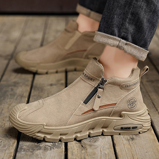 Damen Sportliche Stiefel mit elastischem Einstieg und rutschfester Sohle EB
