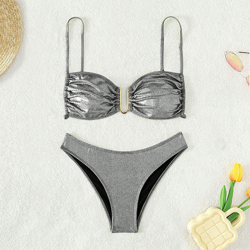 Damen Glitzernder Bikini EB