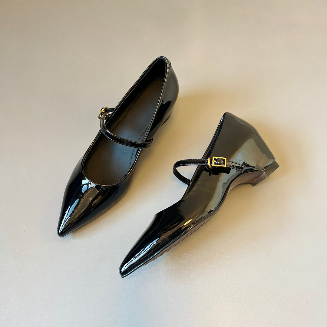 Damen Mary Jane Pumps mit schickem Riemchen EB