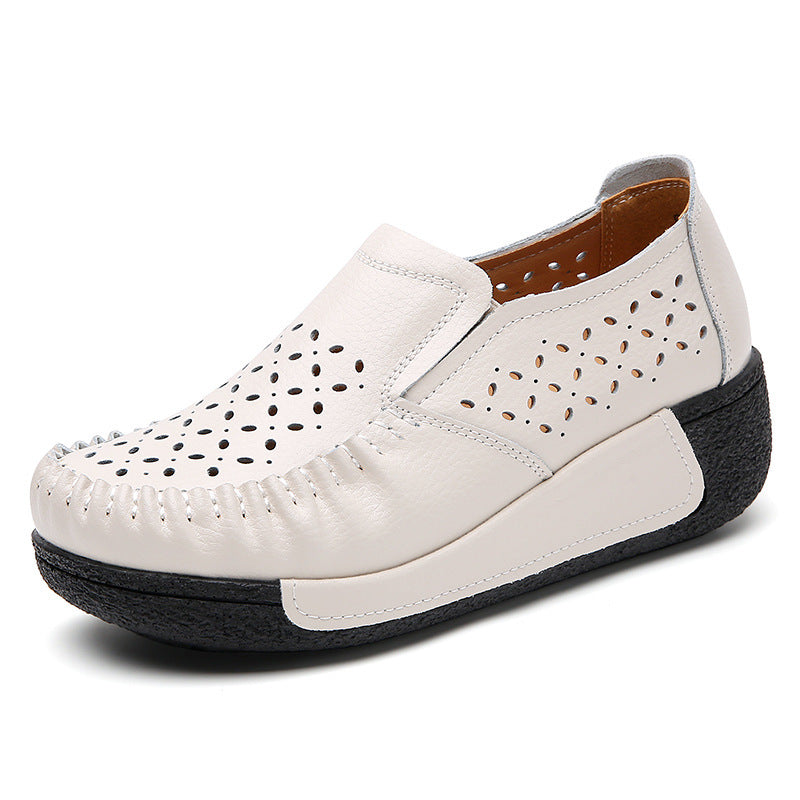 Damen Komfortable Slip-On Sneakers mit anpassungsfähiger Sohle EB