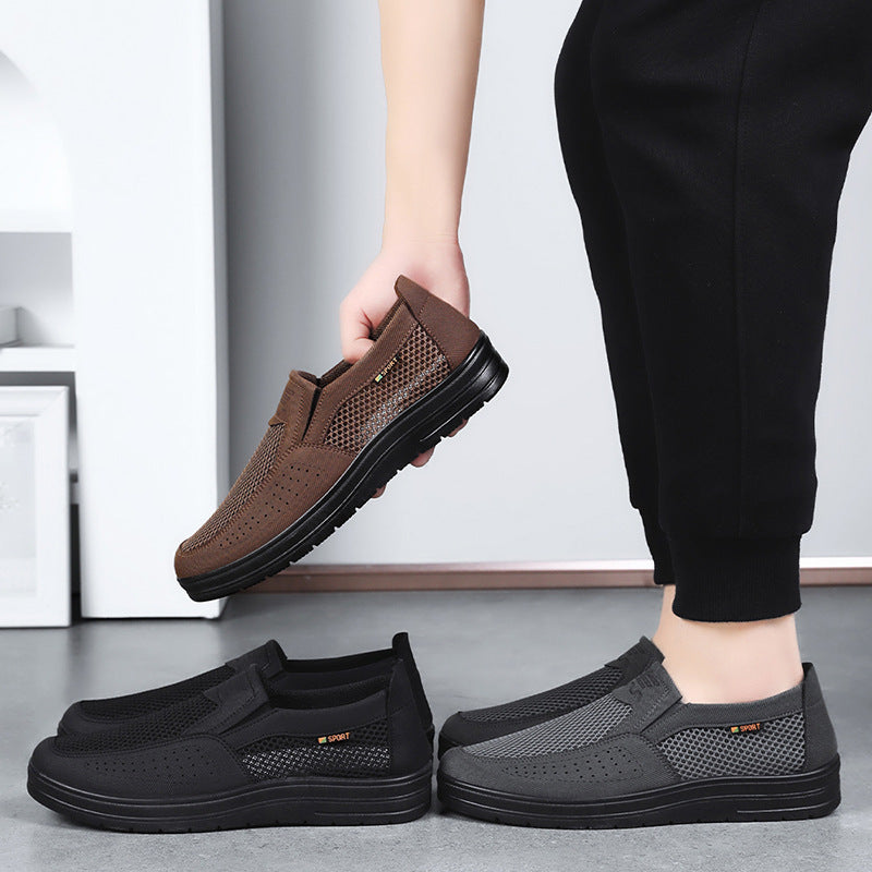 Damen Atmungsaktive Slip-On Sneakers mit ergonomischer Unterstützung EB