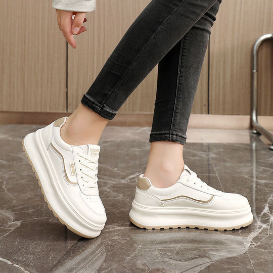 Damen modische Sneakers mit dämpfender Laufsohle und sportlichem Design EB