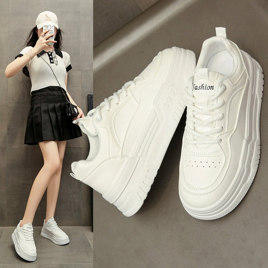 Damen Plattform-Sneaker mit modischem Design und dämpfender Sohle EB
