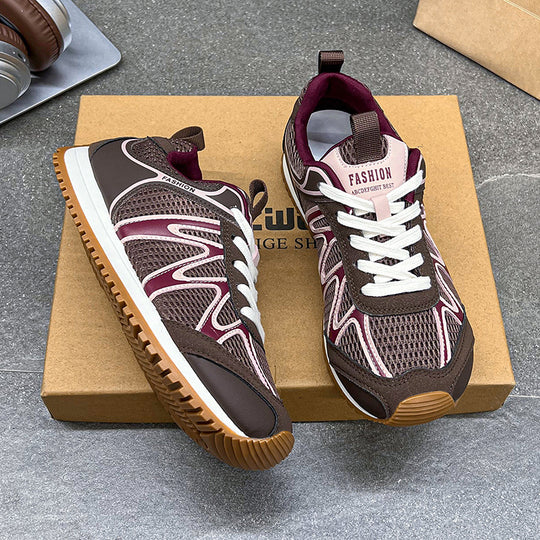 Damen Atmungsaktive Laufschuhe mit rutschfester Sohle und sportlichem Design EB