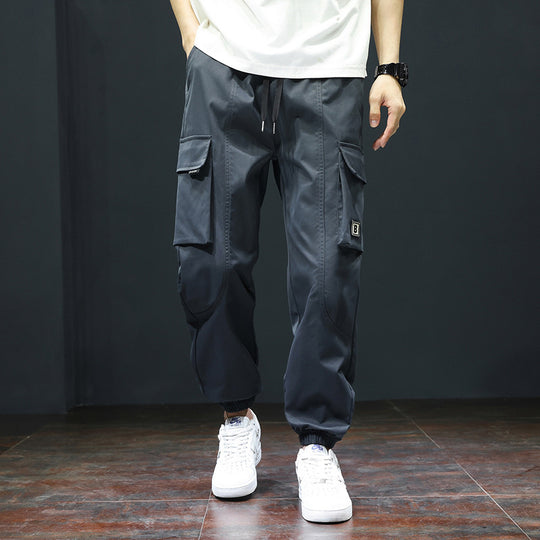 Herren Cargo-Hose mit praktischen Taschen und verstellbarem Bund EB