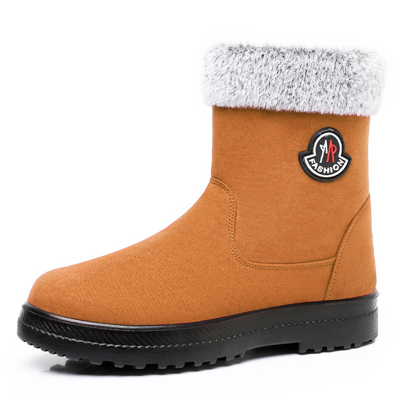 Damen Modische Winterboots mit kuscheligem Innenfutter und rutschfester Sohle EB
