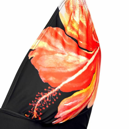 Damen Eleganter Einteiler mit floralen Akzenten EB