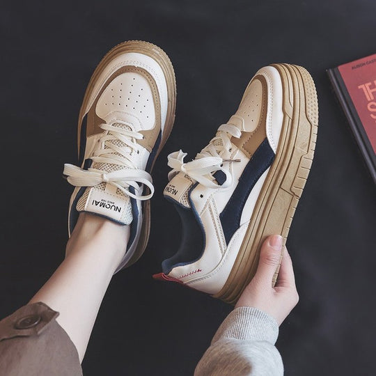Damen Sportliche Sneakers mit gepolsterter Sohle und atmungsaktivem Obermaterial EB