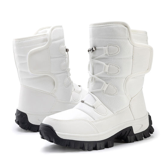 Damen Winterstiefel mit isolierendem Futter und rutschfester Profilsohle EB