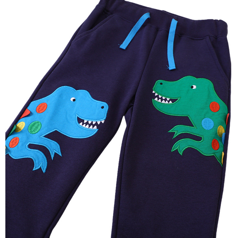 Jungen Sweatpants mit aufregendem Dinosaurier-Motiv EB