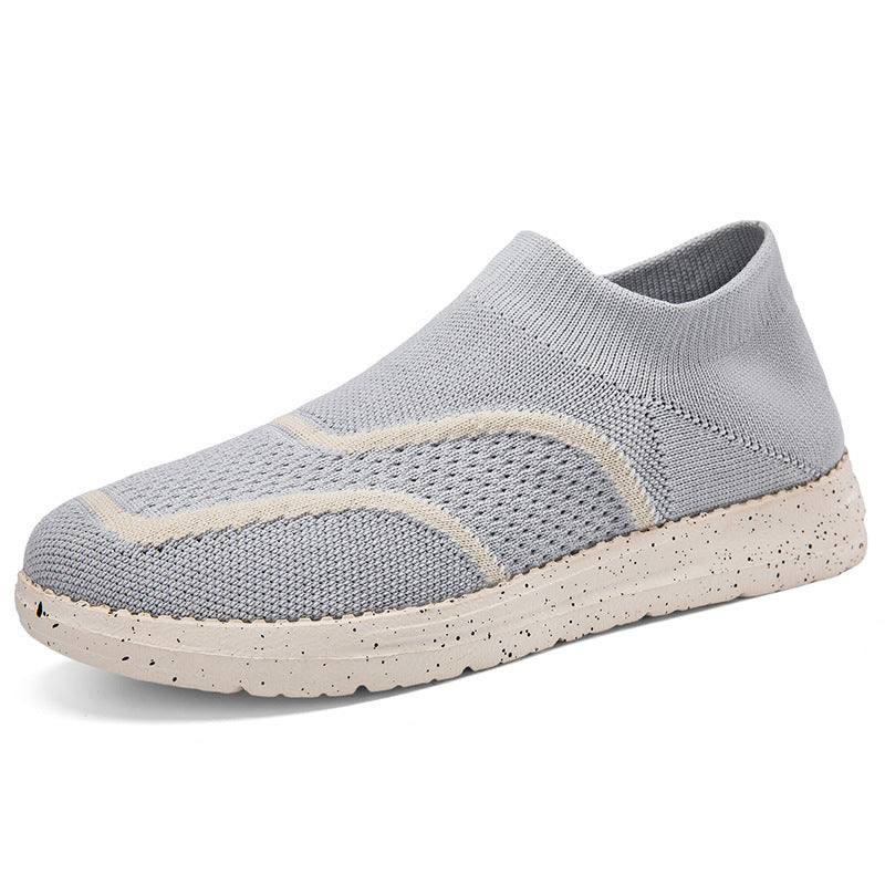 Damen Sportliche Strick-Sneaker mit flexiblem Obermaterial EB