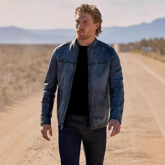 Herren jacke im klassischem Design mit praktischen Taschen EB
