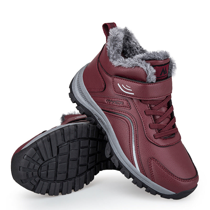 Damen warme Winterboots mit isolierender Fütterung und rutschfester Sohle EB