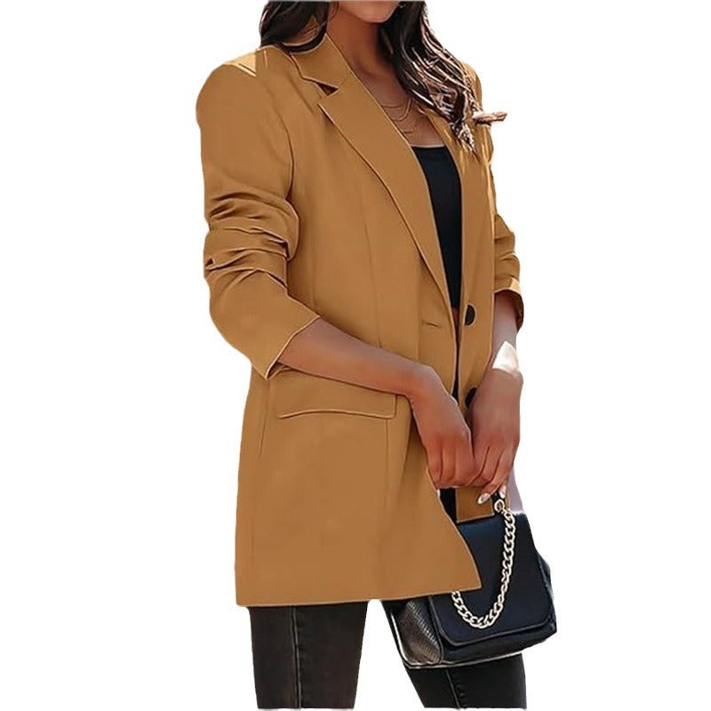 Damen modischer Langarm-Blazer EB