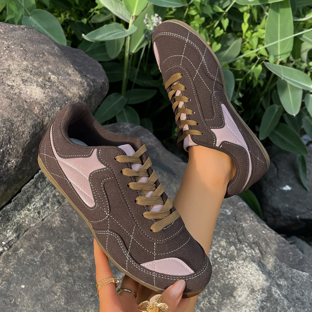 Damen Sportliche Sneakers im trendigen Retro-Design EB
