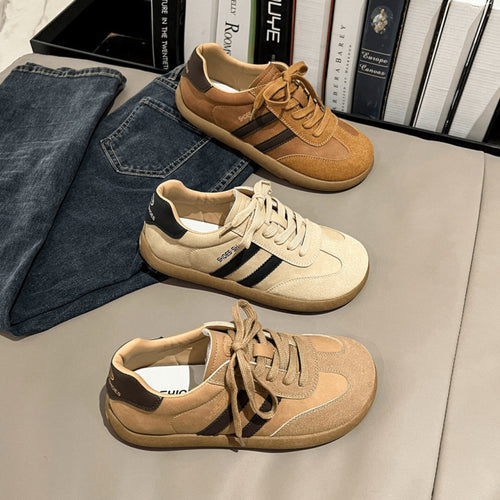 Damen Sportliche Sneaker aus hochwertigem Wildleder mit atmungsaktiver Konstruktion EB