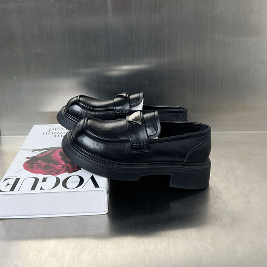 Damen modische Loafer mit komfortabler Sohle und eleganter Schnalle EB