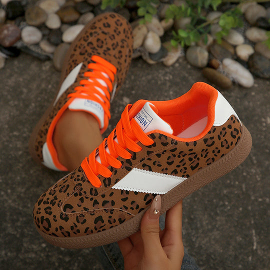 Damen modische Sneakers mit einzigartigem Tiermotiv und bequemer Dämpfung EB