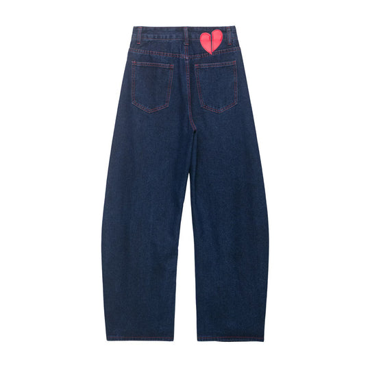 Damen Weite Jeans im lässigen Schnitt EB
