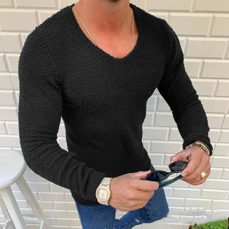 Damen Weicher Fleece-Pullover mit lässigem Schnitt und praktischen Taschen EB