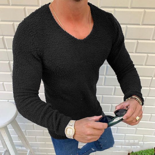 Damen Weicher Fleece-Pullover mit lässigem Schnitt und praktischen Taschen EB