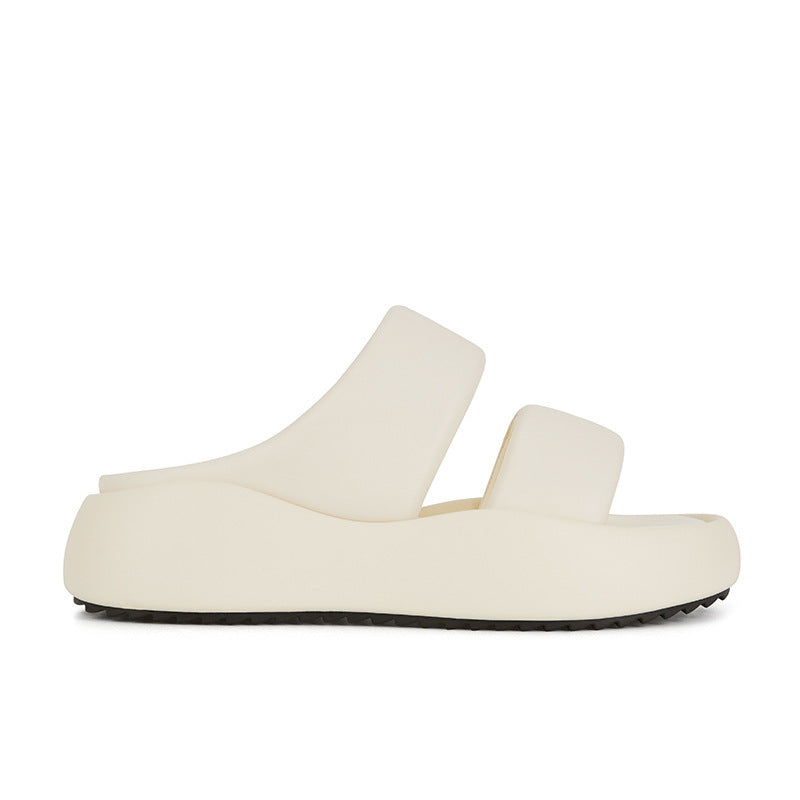 Damen Komfort-Sandalen mit leichtem Plateau und verstellbaren Riemen EB