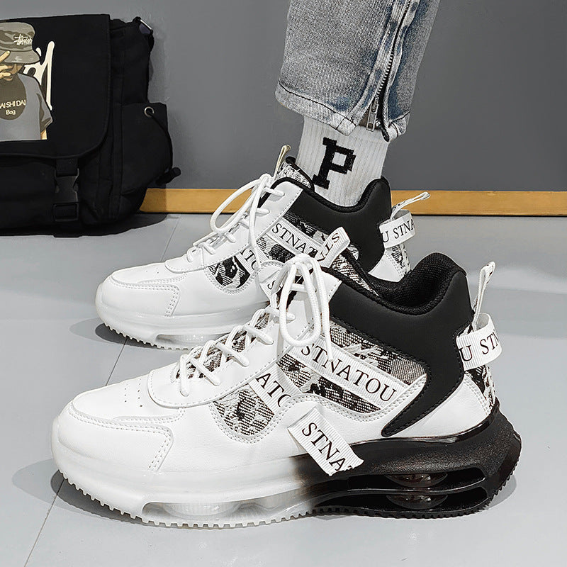 Damen Sportliche High-Top Sneakers mit innovativer Luftpolster-Dämpfung EB