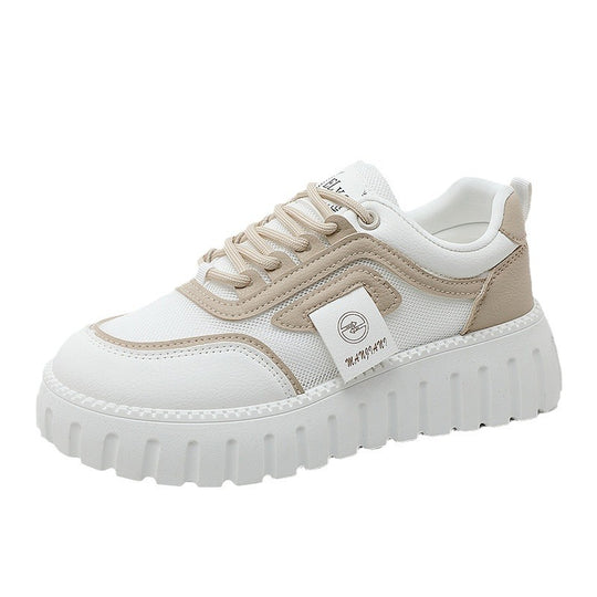 Damen Sportliche Chunky Sneakers mit rutschfester Profilsohle und atmungsaktivem Obermaterial EB