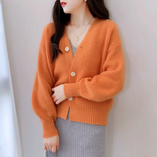 Damen Lässiger Strickcardigan EB