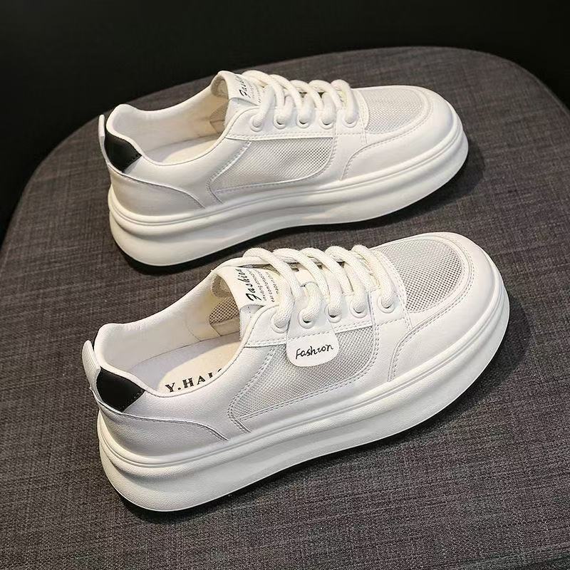 Damen Chunky Sneakers mit atmungsaktiver Mesh-Oberfläche und dämpfender Sohle EB