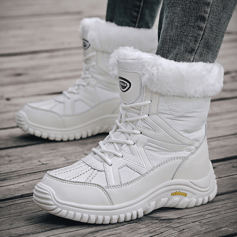 Damen Winterboots mit isolierender Polsterung und rutschfester Sohle EB