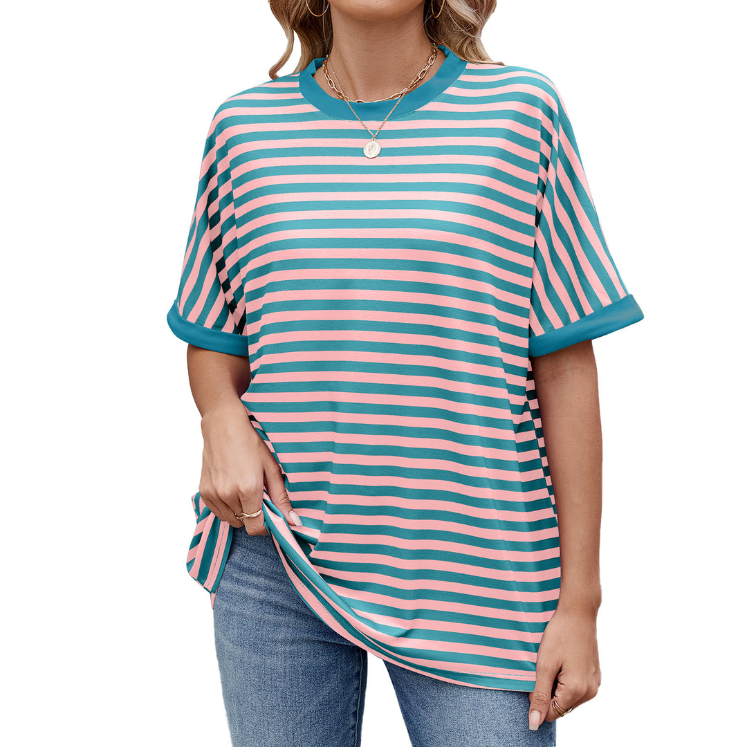 EB | Gestreiftes kontrastierendes T-Shirt