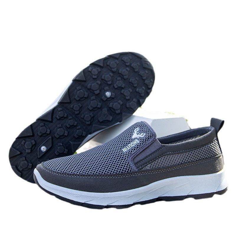 Damen Bequeme Slip-On Freizeitschuhe mit rutschfester Sohle EB