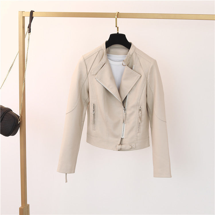 Damen lässige Bikerjacke aus hochwertigem  EB