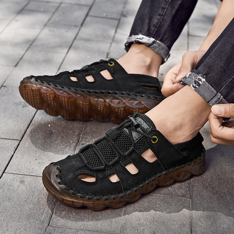 Damen Athletische Sandalen mit atmungsaktivem Netz und rutschfester Sohle EB