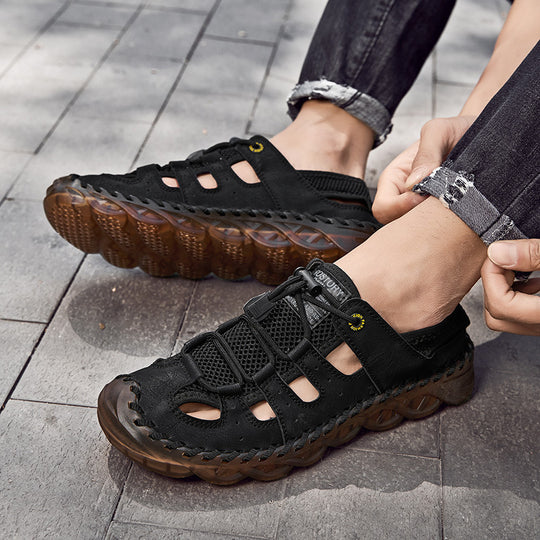 Damen Athletische Sandalen mit atmungsaktivem Netz und rutschfester Sohle EB