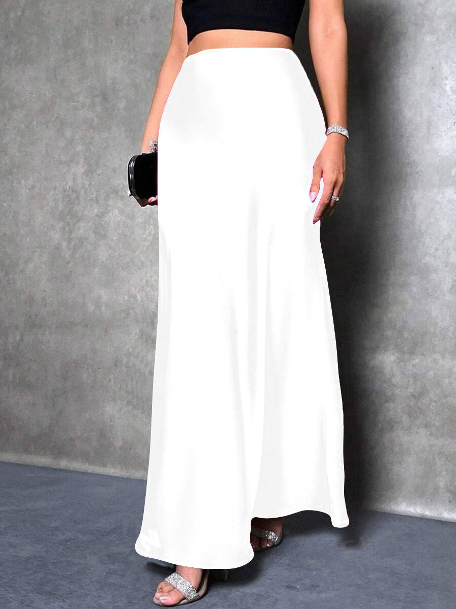 Damen Maxirock mit fließendem Schnitt und elegantem Fall EB