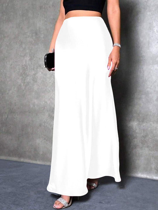 Damen Maxirock mit fließendem Schnitt und elegantem Fall EB