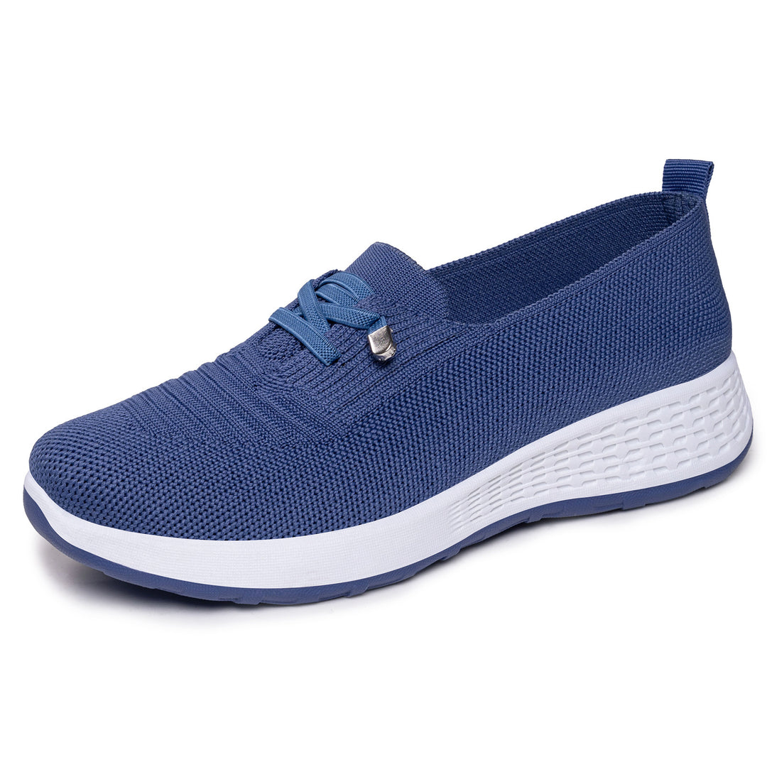 Damen Atmungsaktive Slip-On Sneakers mit dämpfender Sohle EB
