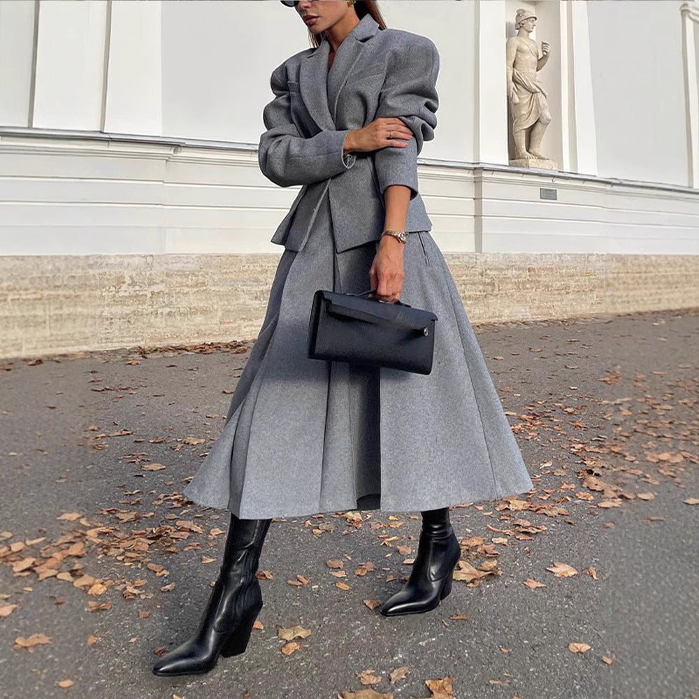 Damen Oversize Wollblazer im modernen Schnitt EB