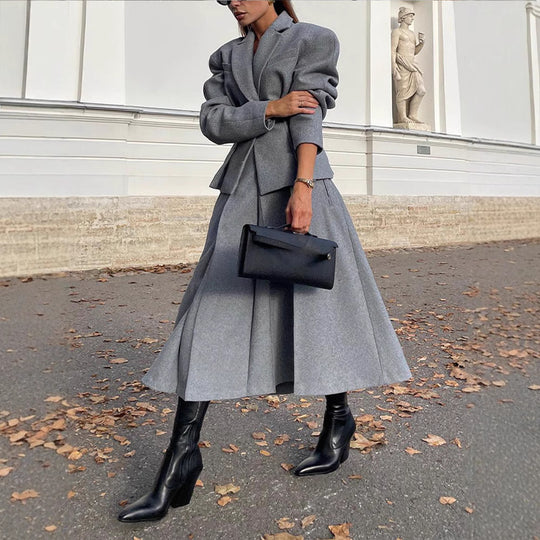 Damen Oversize Wollblazer im modernen Schnitt EB