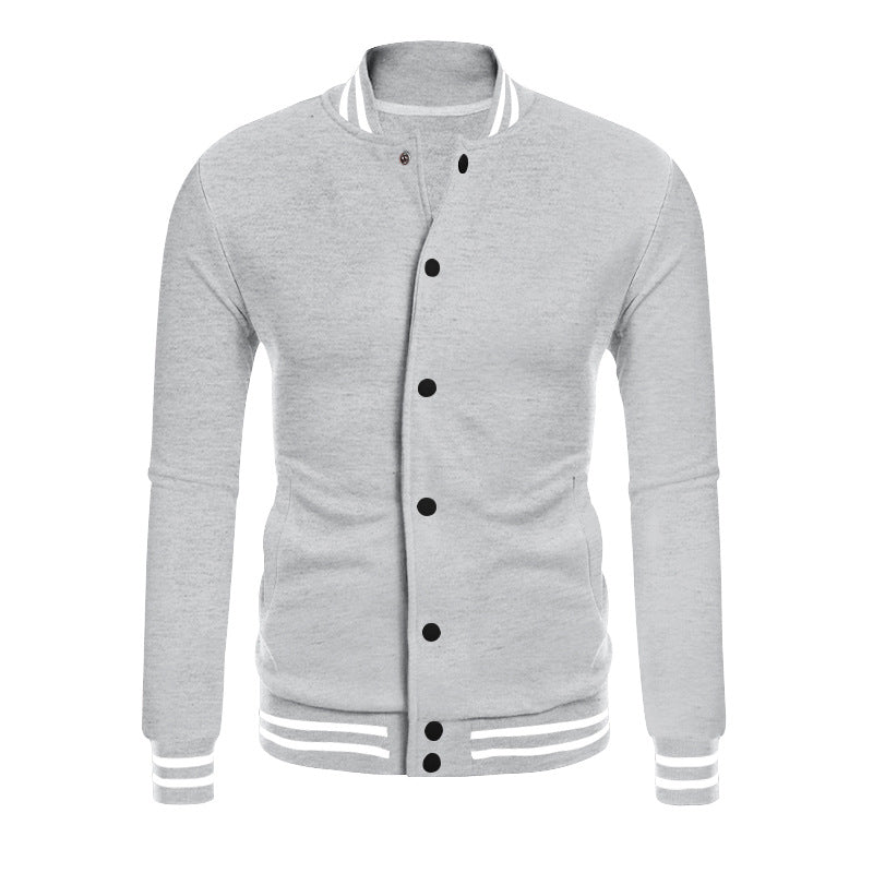 Herren Sport-Jacke im College-Stil mit praktischen Taschen und modernem Schnitt EB