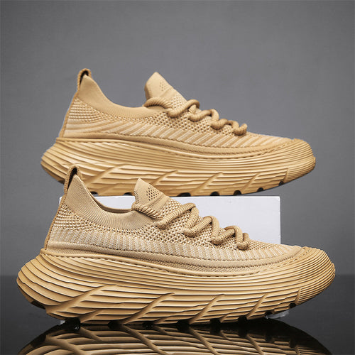 Damen Sportliche Hochprofil-Sneaker mit atmungsaktiver Obermaterialstruktur EB