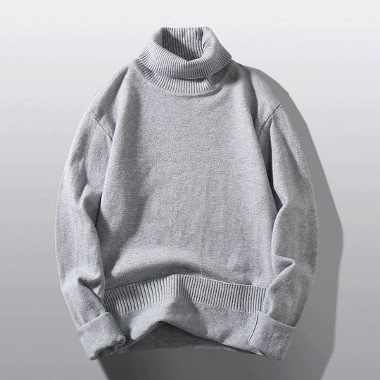 Herren bequemer Rollkragenpullover EB
